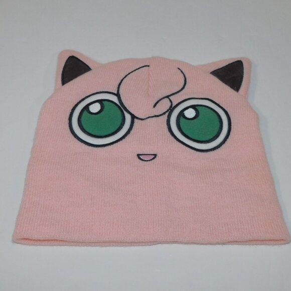 Pokemon Jigglypuff Adult Unisex OS Pink Beanie Toque Winter Hat Bioworld 2016 - Picture 9 of 9